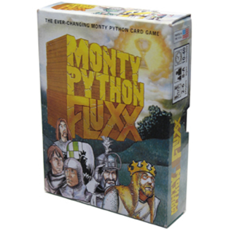 Board game box featuring game title and character illustrations.