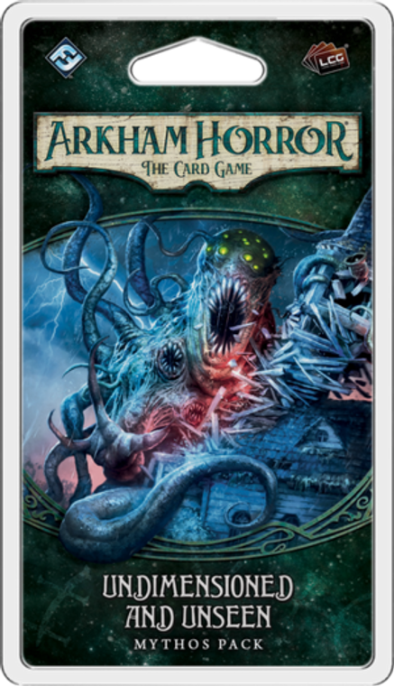 Plastic clamshell box featuring the game title and eldritch monster illustration.