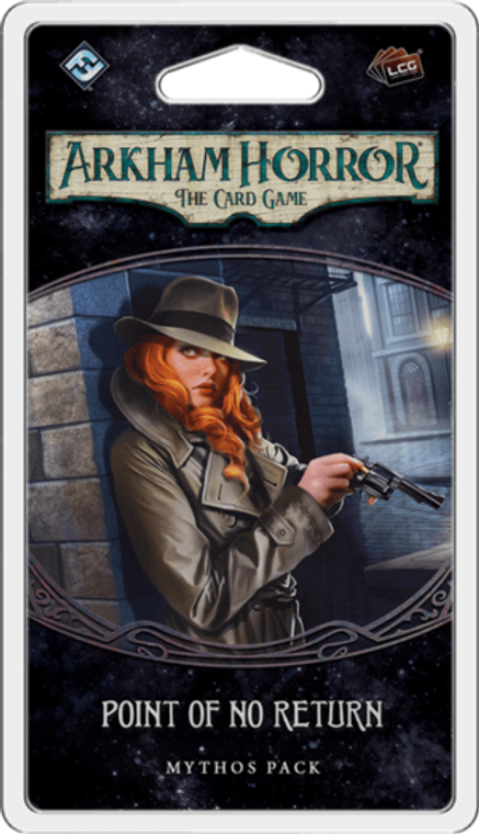 Plastic clamshell box featuring the game title and investigator with a gun illustration. Plastic clamshell box featuring the game title and investigator with a gun illustration.