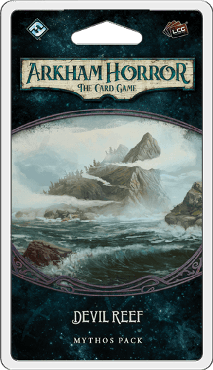 Plastic clamshell box featuring the game title and coastal cliff illustration.