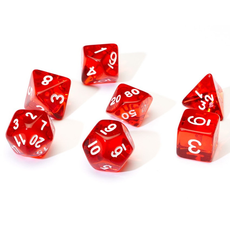 7 polyhedral dice