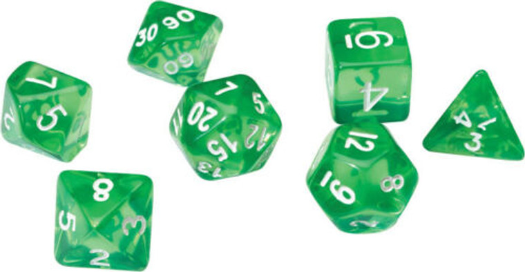 7 polyhedral dice