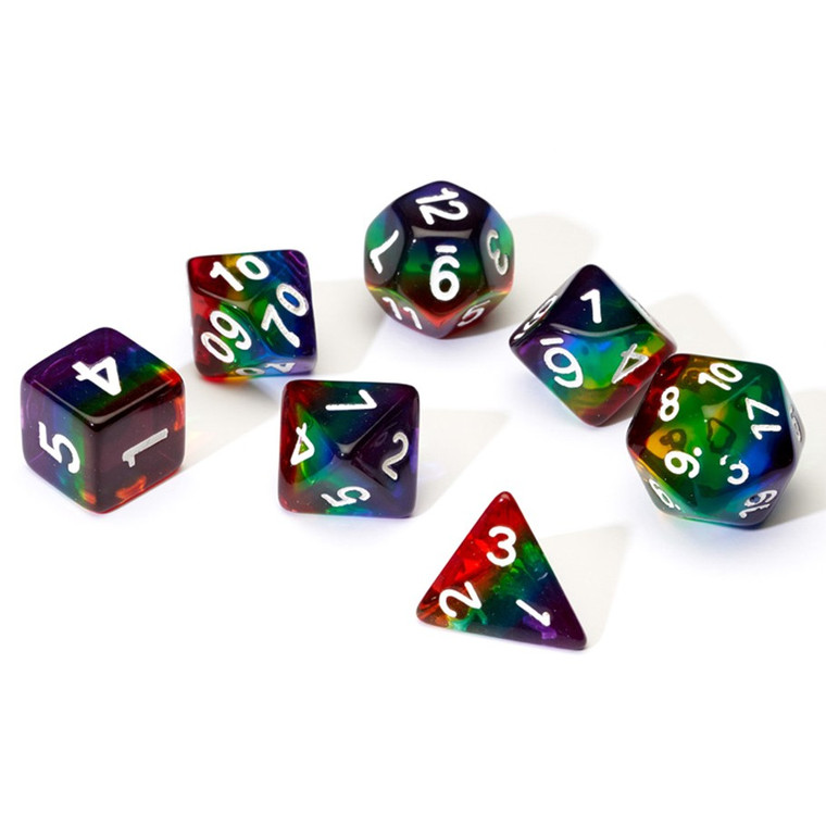 7 polyhedral dice