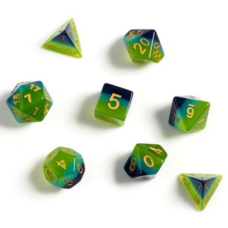 8 polyhedral dice