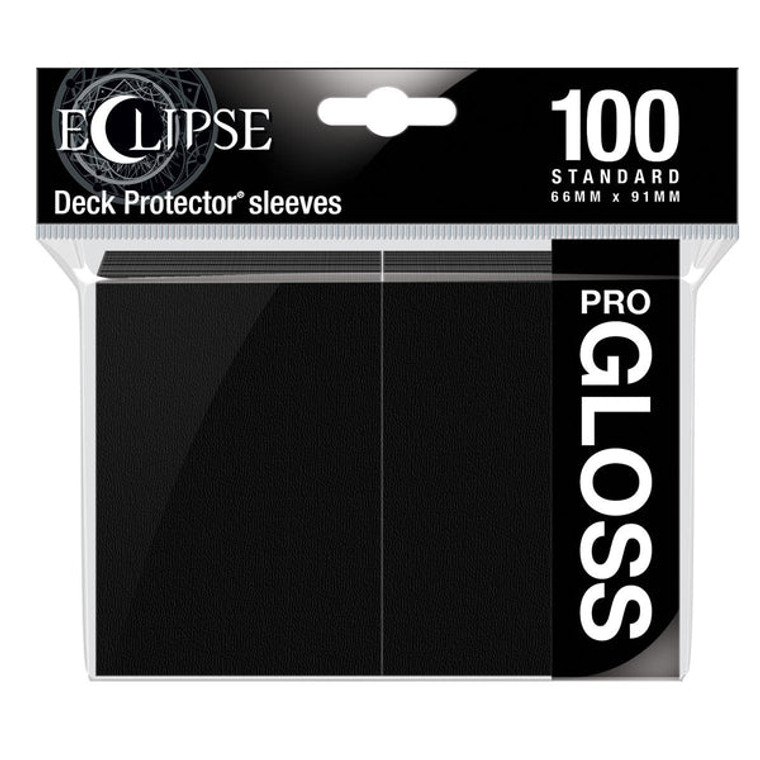 Plastic Eclipse Gloss sleeve packaging showcasing the black sleeve color.