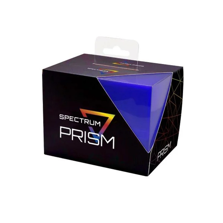 Blue Prism deck case in a black cardboard box.