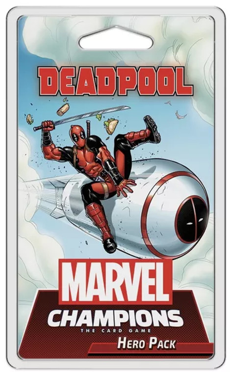 Plastic clamshell box featuring game title and art of Deadpool.