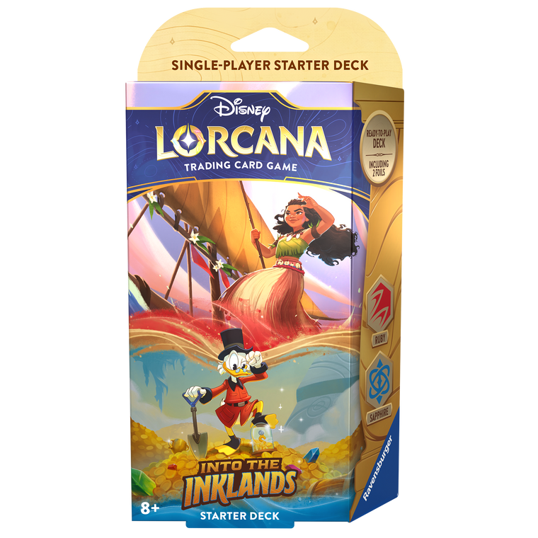 Disney Lorcana TCG: Into the Inklands Starter Deck - Ruby & Sapphire