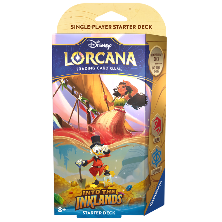 Disney Lorcana TCG: Into the Inklands Starter Deck - Ruby & Sapphire