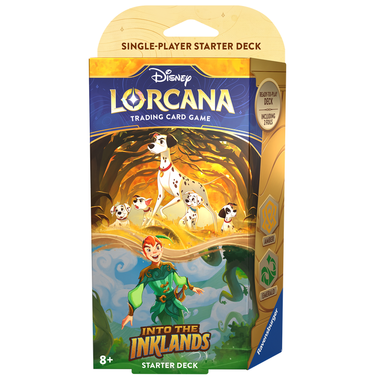 Disney Lorcana TCG: Into the Inklands Starter Deck - Amber & Emerald
