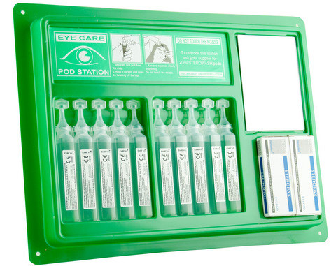 Steroplast Complete Green Eye Wash Wall Station Selles Medical