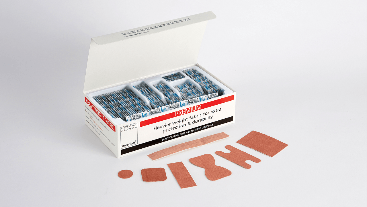 Steroplast Washproof Plasters per Multistrip of 10 – UK