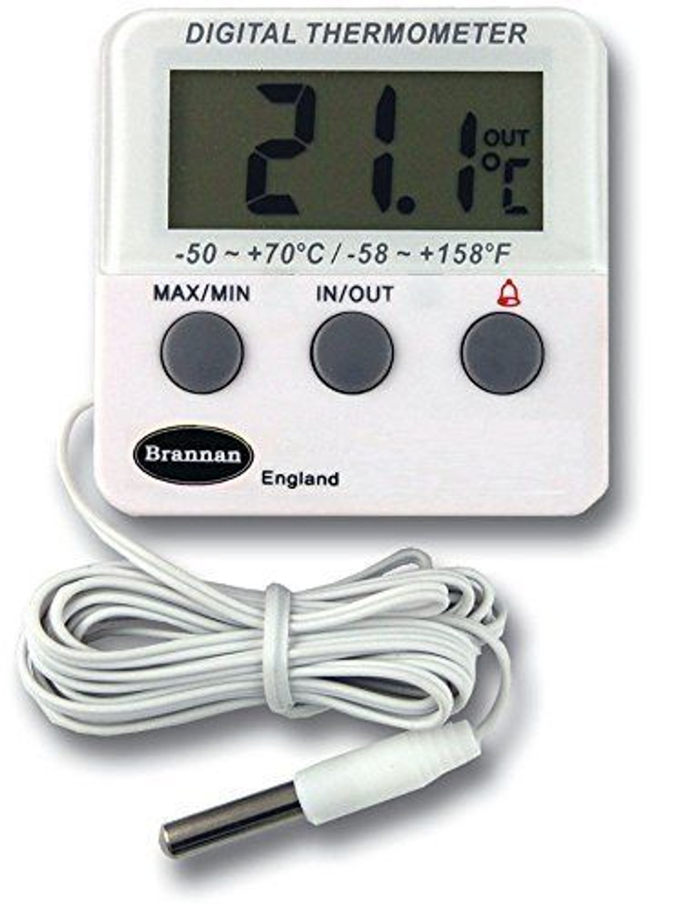 Brannan Digital Max Min Greenhouse Thermometer - Greenhouse Temperature  Monitor to Measure Hi and Lo Temperatures in Greenhouse Garden or Home 