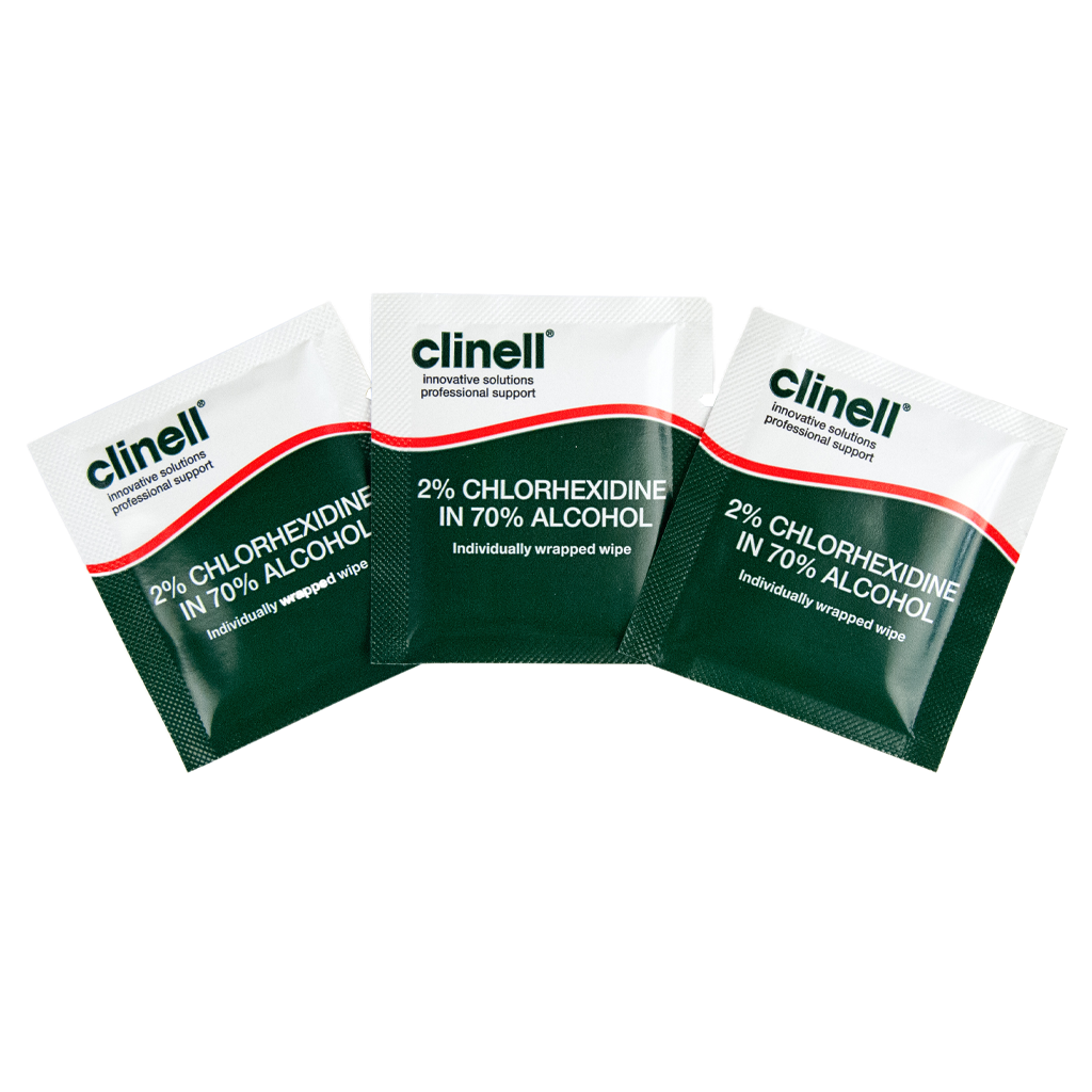 Clinell Alcohol 2 Chlorhexidine Device Wipes Selles Medical