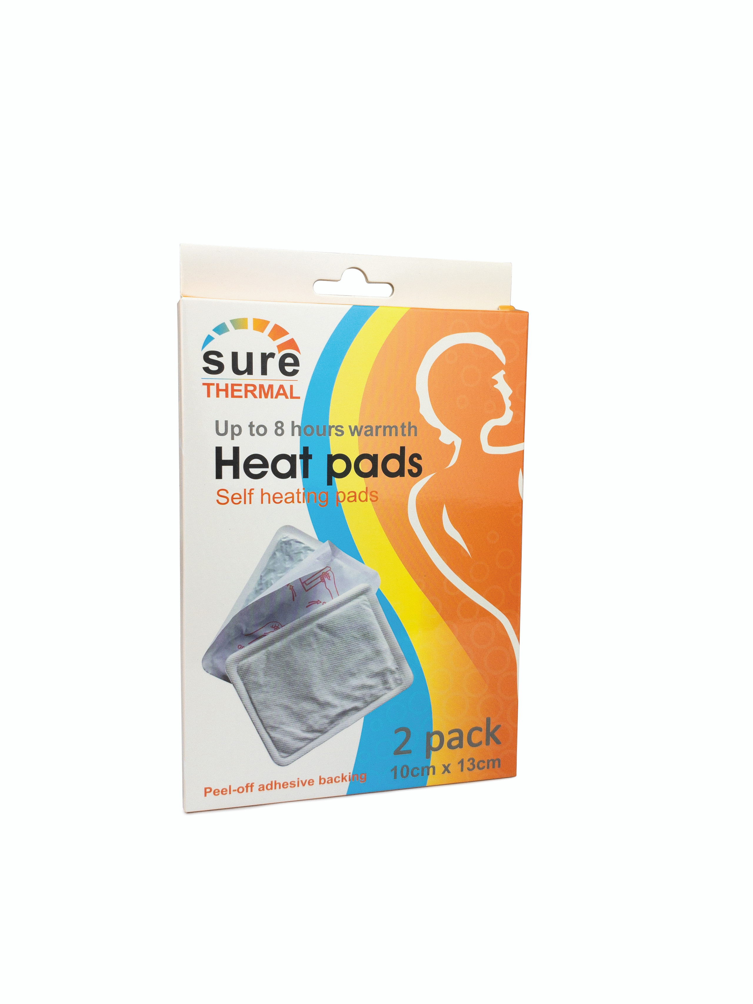 Sure Adhesive Heat Pads Pk2 Selles Medical