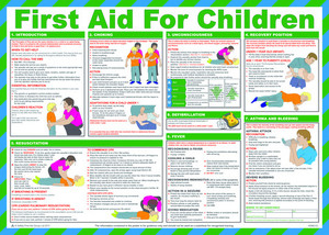 First Aid for Children Poster (590 x 420mm) First Aid for Children Poster (590 x 420mm)
