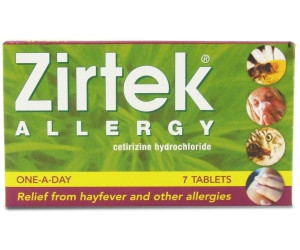 Zirtek Allergy Relief Tablets (Pack of 7) Zirtek Allergy Relief Tablets (Pack of 7)