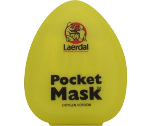 Laerdal Pocket Face Mask with Oxygen Inlet and Headstrap Laerdal Pocket Face Mask with Oxygen Inlet and Headstrap