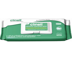 Clinell Alcohol Free Wipes (Pack of 40) Universal Skin Surface Sanitising Wipes Clinell Alcohol Free Wipes (Pack of 40) Universal Skin Surface Sanitising Wipes