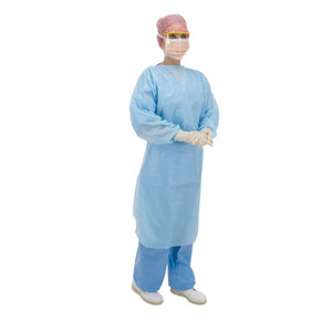 Disposable Gown in Blue (Single) Disposable Gown in Blue (Single)