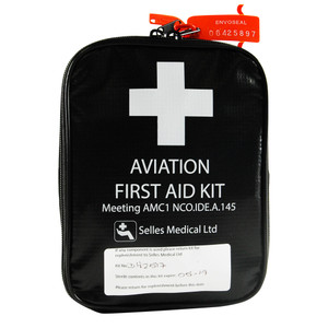 Aviation First Aid Kit AMC1.NCO.IDE.A.145 in Flame Resistant Bag