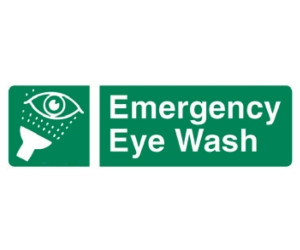 Eyewash Location Self Adhesive Sign