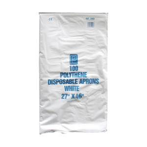 Disposable Polythene Aprons - Flat Pack of 100 Disposable Polythene Aprons - Flat Pack of 100