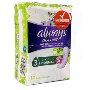 Always Discreet Normal Pads Pk12