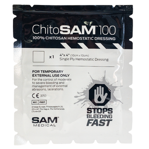 ChitoSAM100 Haemostatic Dressing 10x10cm ChitoSAM100 Haemostatic Dressing 10x10cm