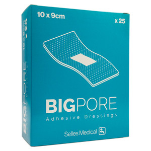 BigPore Adhesive Dressing Pads x25 BigPore Adhesive Dressing Pads x25