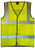 Yellow Hi-Vis Printed Waistcoat
