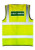 Yellow Hi-Vis Printed Waistcoat