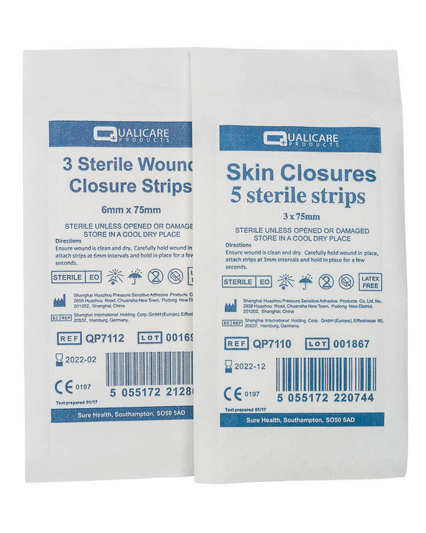Sterostrip Wound Closures Assorted (Pack of 8 Strips)
