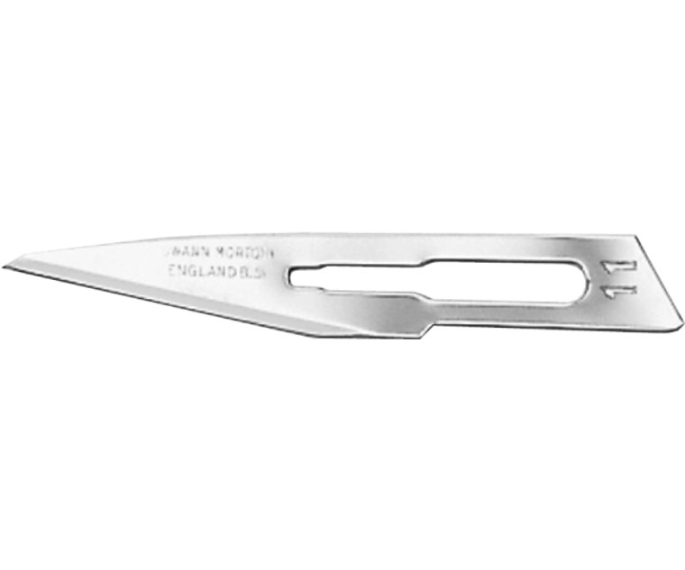 Swann Morton Carbon Steel Sterile Blade No.11 (Box of 100)