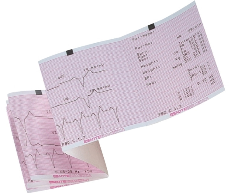 Seca CT463Z ECG (90mm Width) Z-fold White Paper For Seca CT3000 / CT80 Range