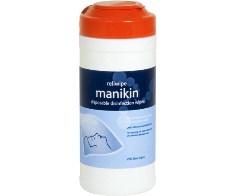Manikin cleansing wipes (Drum pack of 200)
