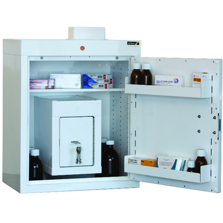 Sunflower Medicine Cabinet with Inner Drug Cabinet