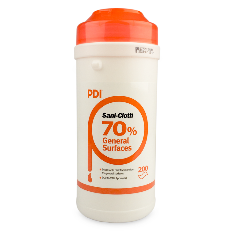 PDI Sani-Cloth General Surface Wipes 70% Alcohol Tub x200