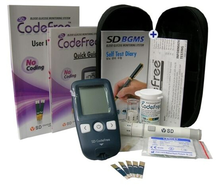 SD CodeFree Blood Glucose Starter Pack