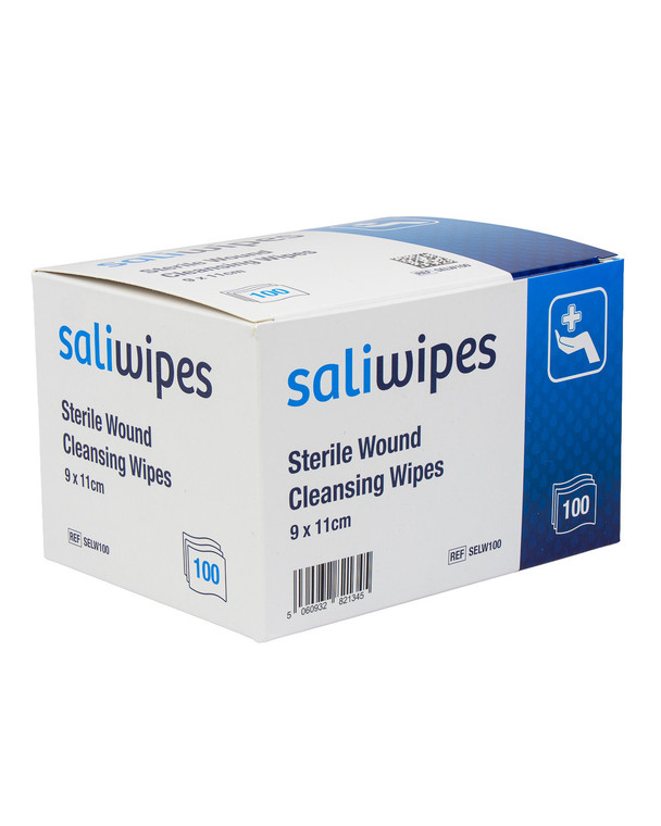 Selles Sterile Saline Cleansing Wipe x100