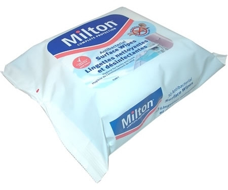 Anti Bacterial Milton Wipes For Dummies Milton Surface Wipes