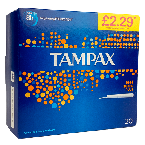 Tampax Super Pk20 - Selles Medical