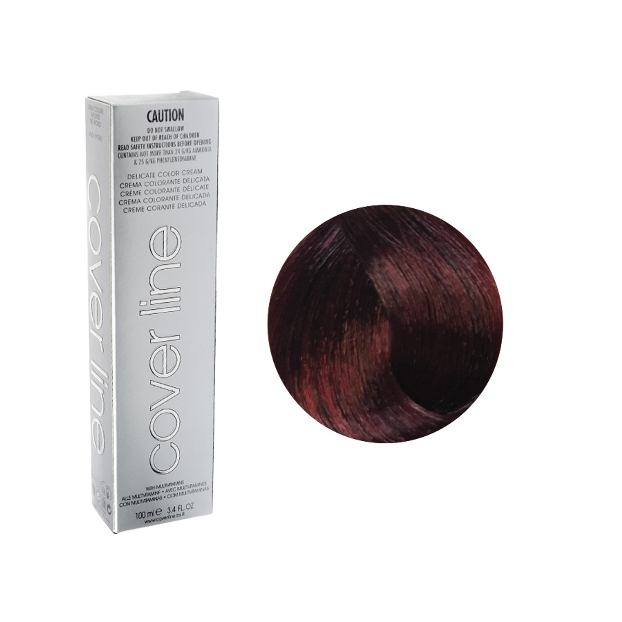 Coverline 5RR (5.66) Intensive Light Auburn Brown 100ml