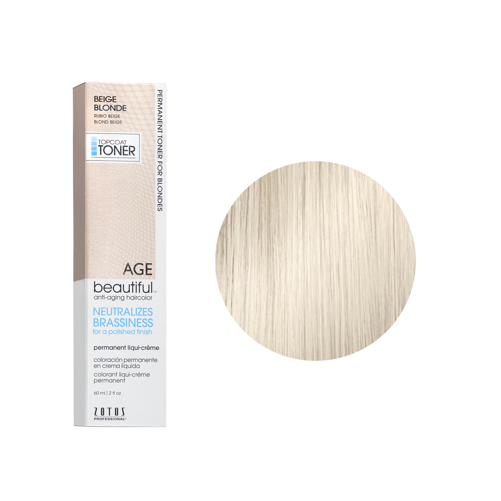 Age Beautiful is the first professional  hair colour solution to combat aging hair. Anti-aging hair colour with 100% grey coverage. Age Beautiful has been formulated using selected key ingredients proven to fight the 5 signs of aging hair. 