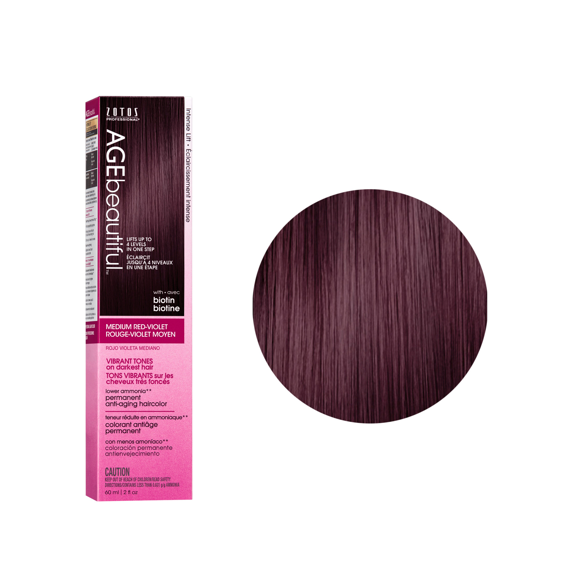 Age Beautiful is the first professional  hair colour solution to combat aging hair. Anti-aging hair colour with 100% grey coverage. Age Beautiful has been formulated using selected key ingredients proven to fight the 5 signs of aging hair. 