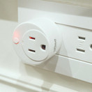 Dome Home Automation On/Off Plug-In Switch with Energy Monitoring, Z-Wave Range Extender, White (DMOF1)