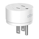 Dome Home Automation On/Off Plug-In Switch with Energy Monitoring, Z-Wave Range Extender, White (DMOF1)