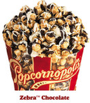 Popcornopolis Gourmet Zebra Chocolate Popcorn, 11-Ounce Bags (Pack of 3)