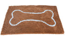 Soggy Doggy Caramel Brown Doormat with Oatmeal Bone, 36 by 60"