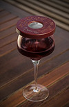 Wine Tapa Wine Glass Covers - Set of 4 (Merlot, Terra Cotta, Navy, Olive)